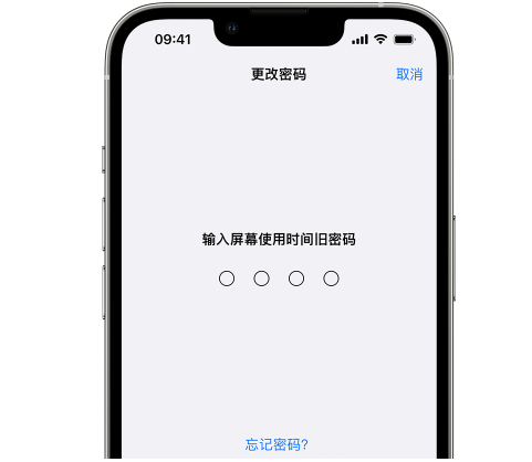 端州iPhone屏幕维修分享iPhone屏幕使用时间密码忘记了怎么办 