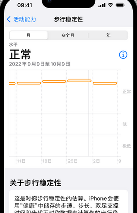 端州iPhone手机维修如何在iPhone开启'步行稳定性通知'