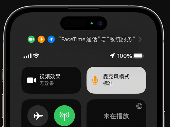 端州苹果授权维修网点分享iPhone在通话时让你的声音更清晰 