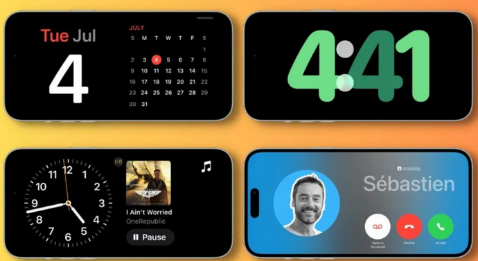 端州苹果手机维修分享iOS17横屏充电待机显示有什么好处 